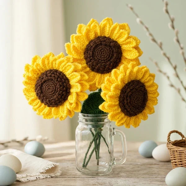 Double Layer Sunflower Bunch